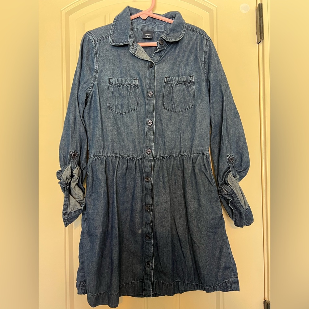 Girls denim dress